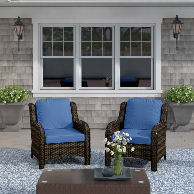 Light blue 2024 patio chairs